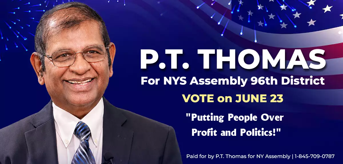 Together with P.T. Thomas | Vote P.T. Thomas for NYS Assembly District 96 on June 23