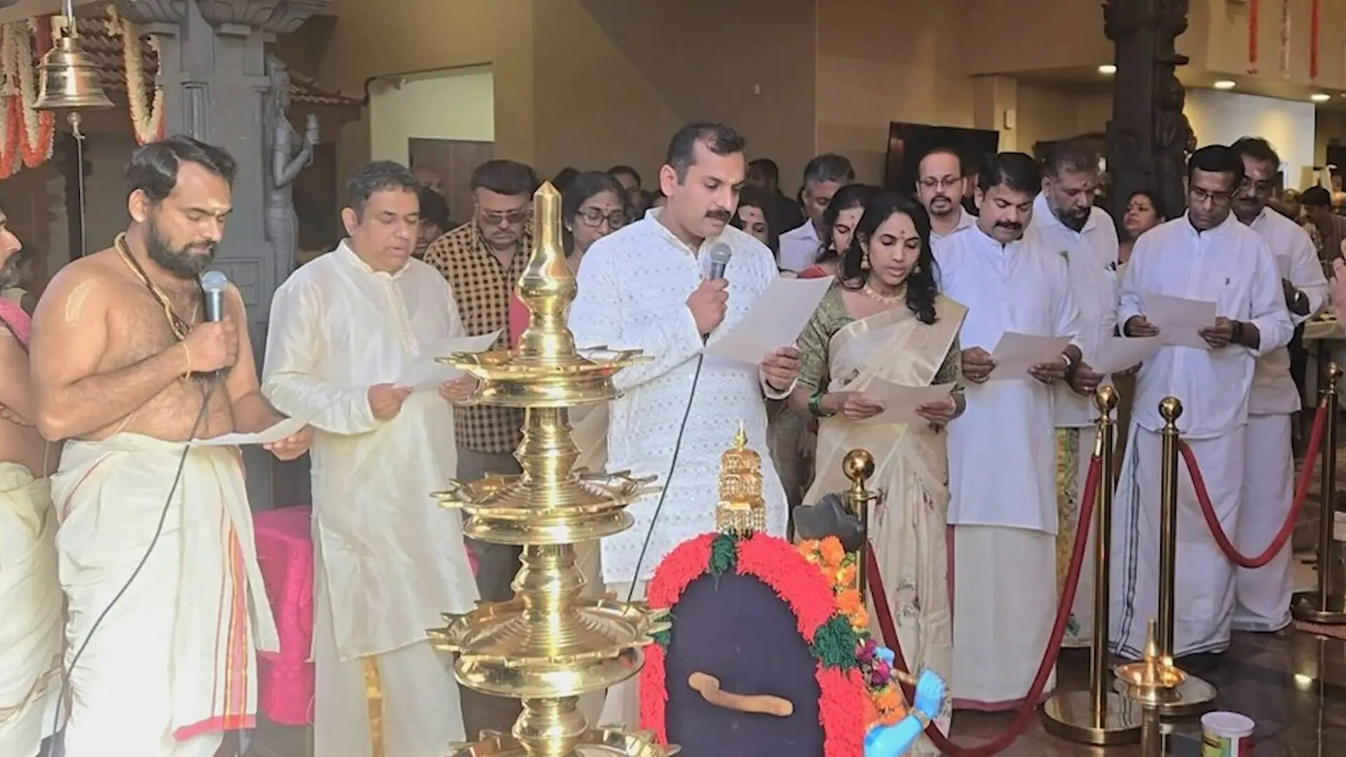 Houston’s Sri Guruvayurappan Temple Opens Navaratri Celebrations with Devotion and Artistry